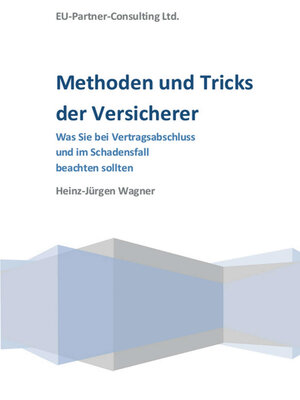 cover image of Methoden und Tricks der Versicherer